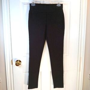 Tattoo Black Dress Pants Leggings Trousers Minimalist Women's Size S NWOT